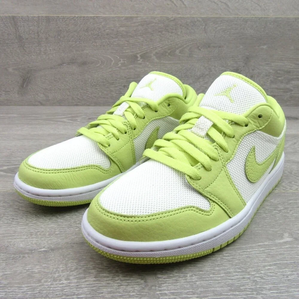 Air Jordan 1 Low SE Summit White Limelight Womens Size 8.5 NEW - Picture 5 of 14